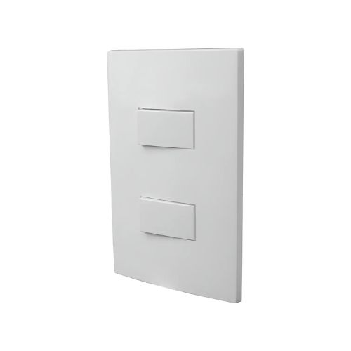 INTERRUPTOR DUPLO SIMPLES 10A 250V I9 - ILUMI 9418